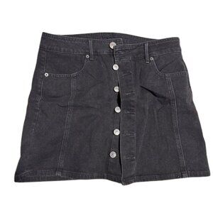 ✨ Black Button Down Skirt (Size 10)